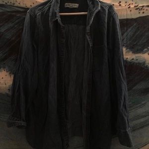 Oversized button up